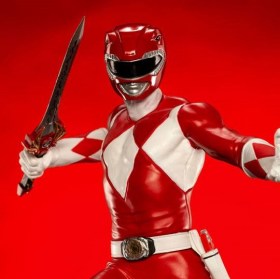 Red Ranger Power Rangers BDS Art 1/10 Scale Statue by Iron Studios
